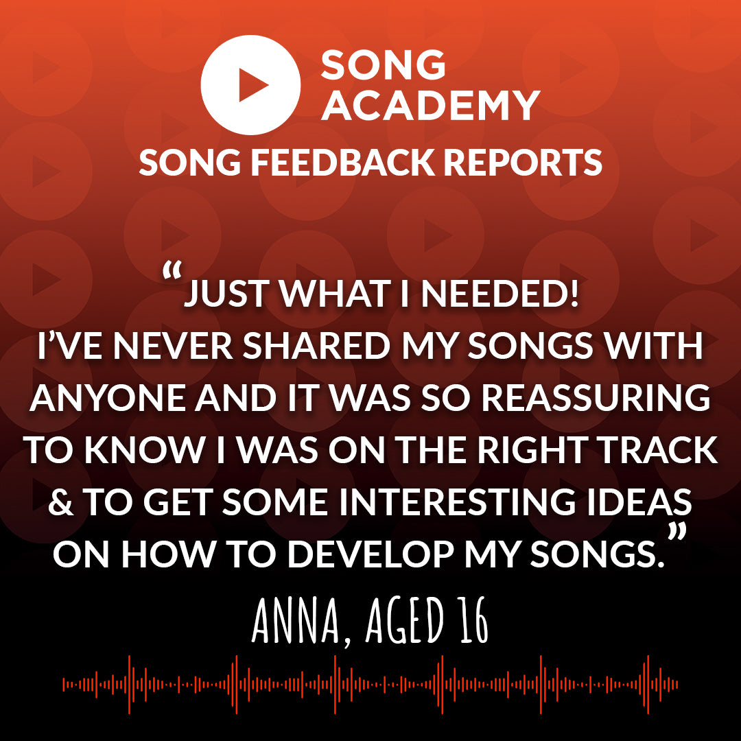 Video Course for Beginner Songwriters + Song Feedback Report